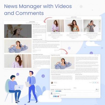 Blog & News Manager with Videos and Comments Prestashop Module