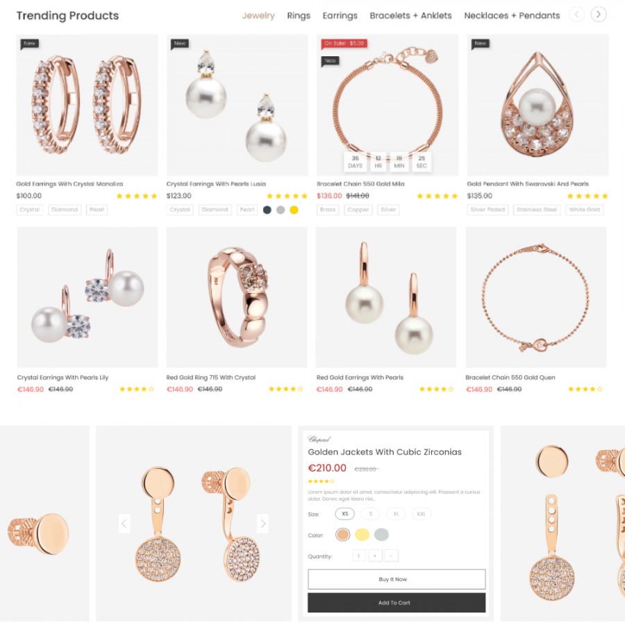 Doroty - Jewelry & Watch, Fashion Accessories Template