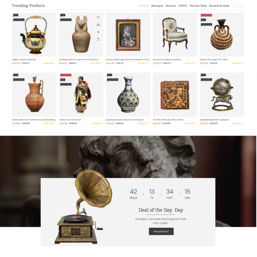 Kimberlyn - Art, Collectibles, Antiques & Gift Store Template