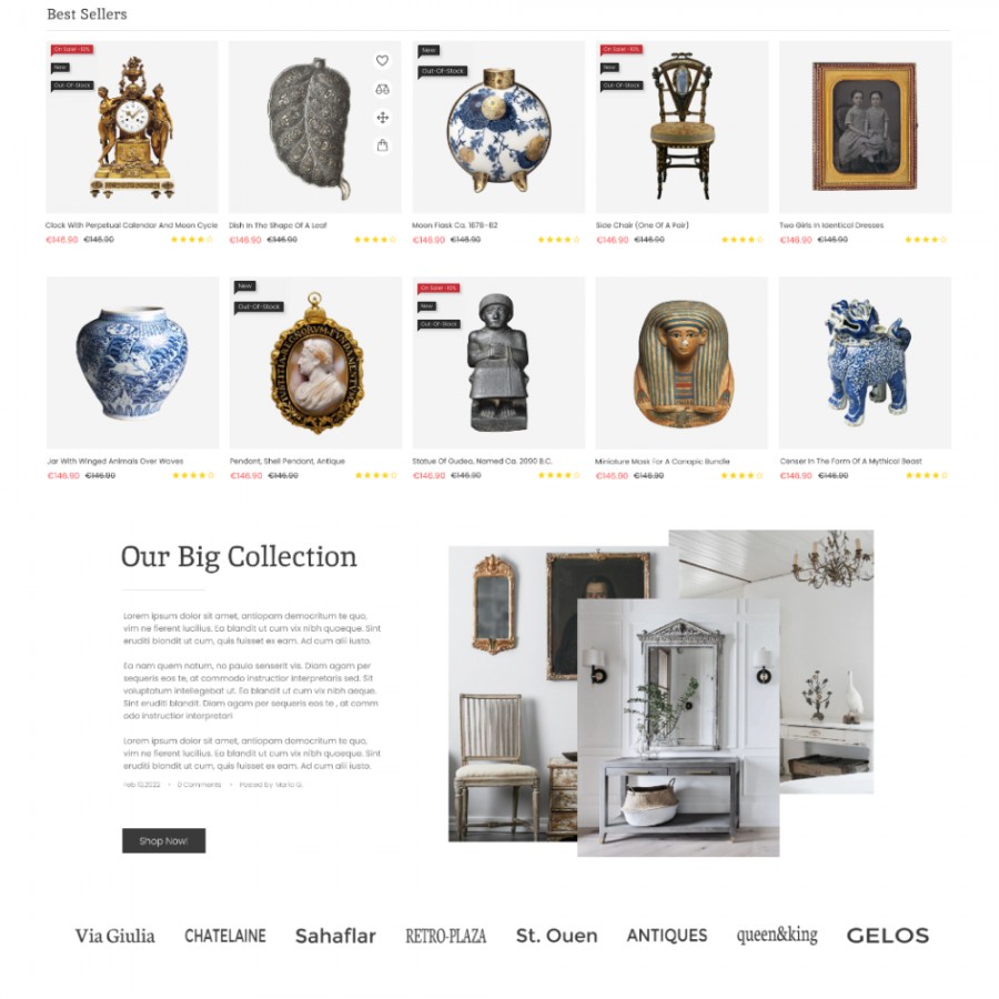 Kimberlyn - Art, Collectibles, Antiques & Gift Store Template