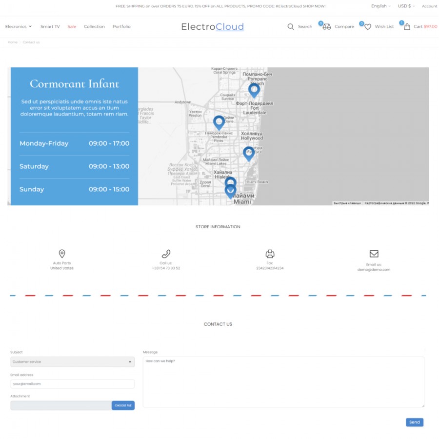 ElectroCloud - Electronic, Gadgets & Phones, Bikes Template