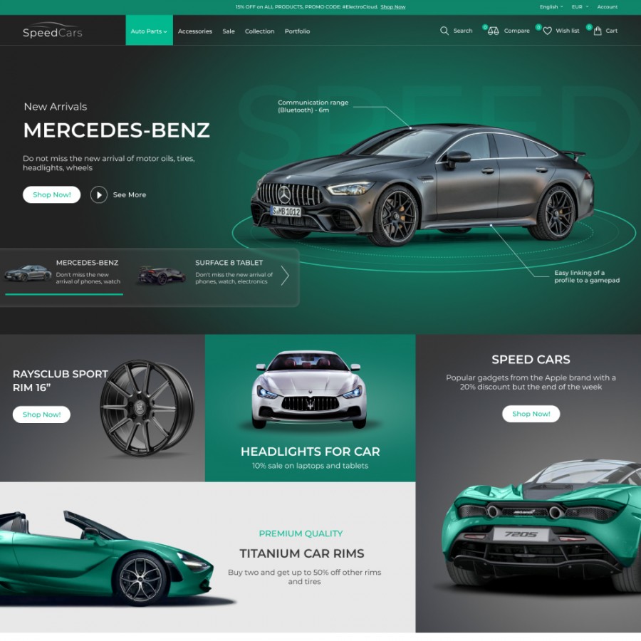 SpeedCar - Auto & Moto, Tools and Bikes Store Template