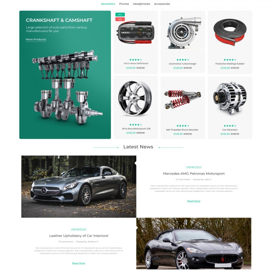 SpeedCar - Auto & Moto, Tools and Bikes Store Template