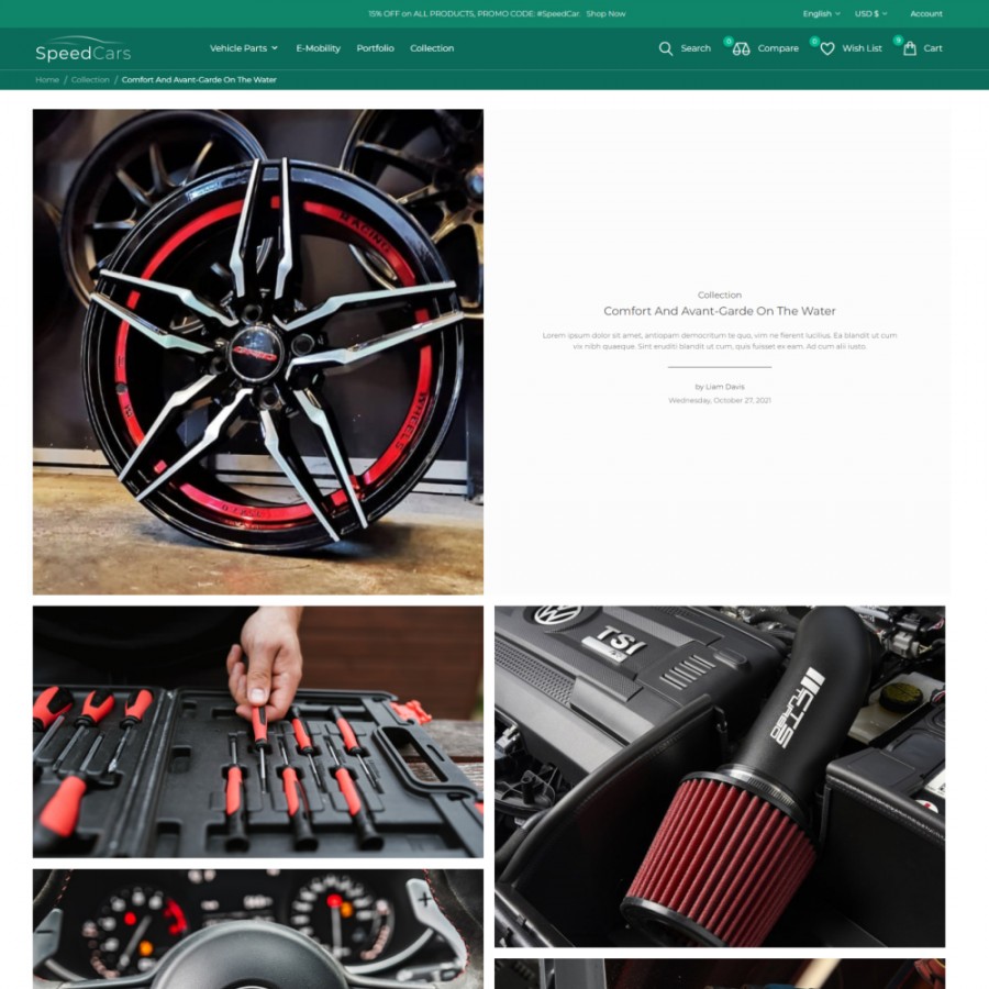 SpeedCar - Auto & Moto, Tools and Bikes Store Template