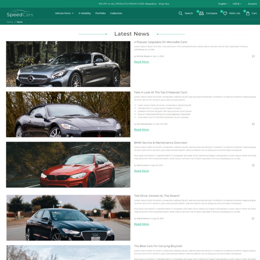 SpeedCar - Auto & Moto, Tools and Bikes Store Template