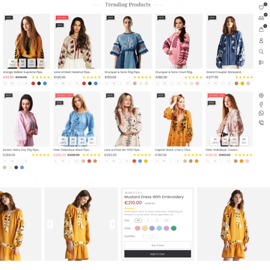 Prestashop Theme Freedom - Ethnic Modern Clothes and Accessories