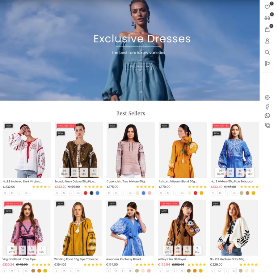 Freedom - Ethnic Modern Clothes and Accessories Template