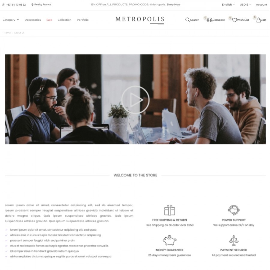 Metropolis - Real Estate Agency, Rentals and Bookings Template