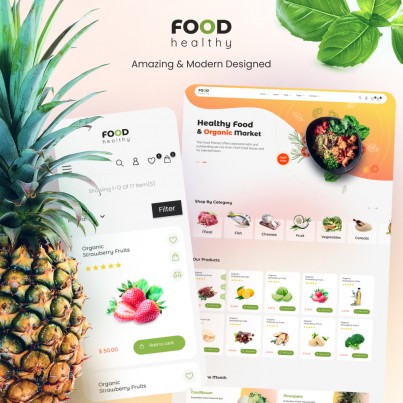 Good Food - Supermarket, Restaurant, Grocery Store Template
