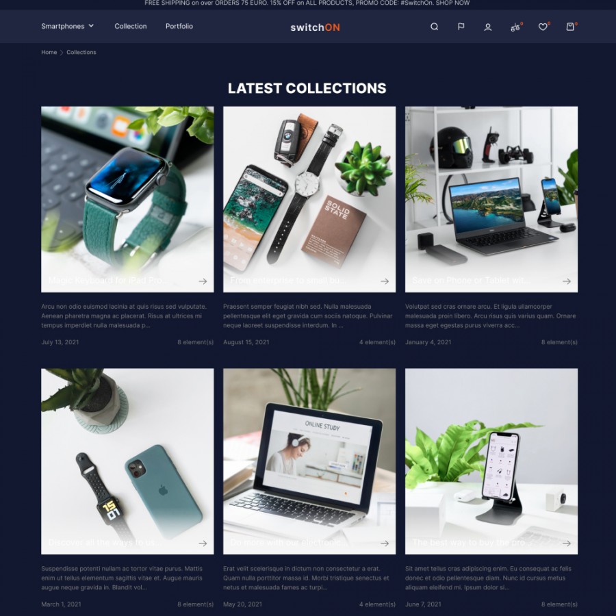 switchOn - Electronics, Technology and Games Store Template