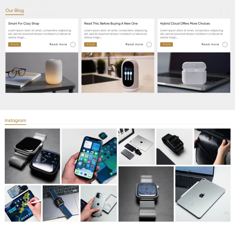 Technolab - Technologies & Electronics, Smart Home Template