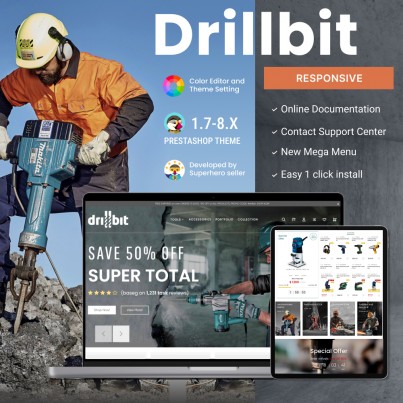 Drill Bit - DIY, Tools, Bits, Blades, Electro Shope Template