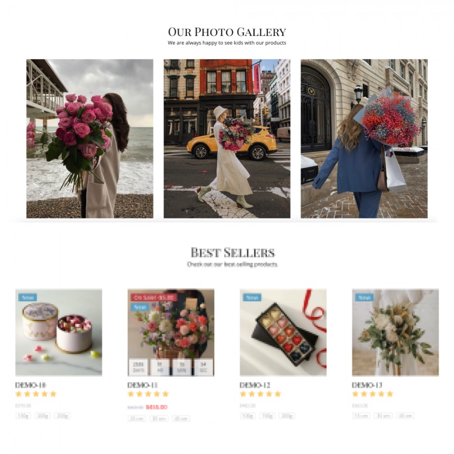 Flora - Florist, Decor, Flowers, Chocolate, Gifts Prestashop Theme