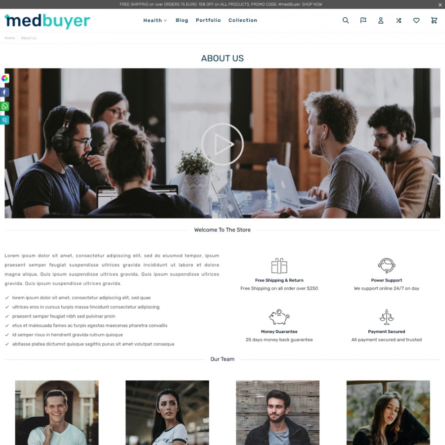 MedBuyer - Medical, Hospital, Drugs, SPA & Cosmetics Prestashop Theme