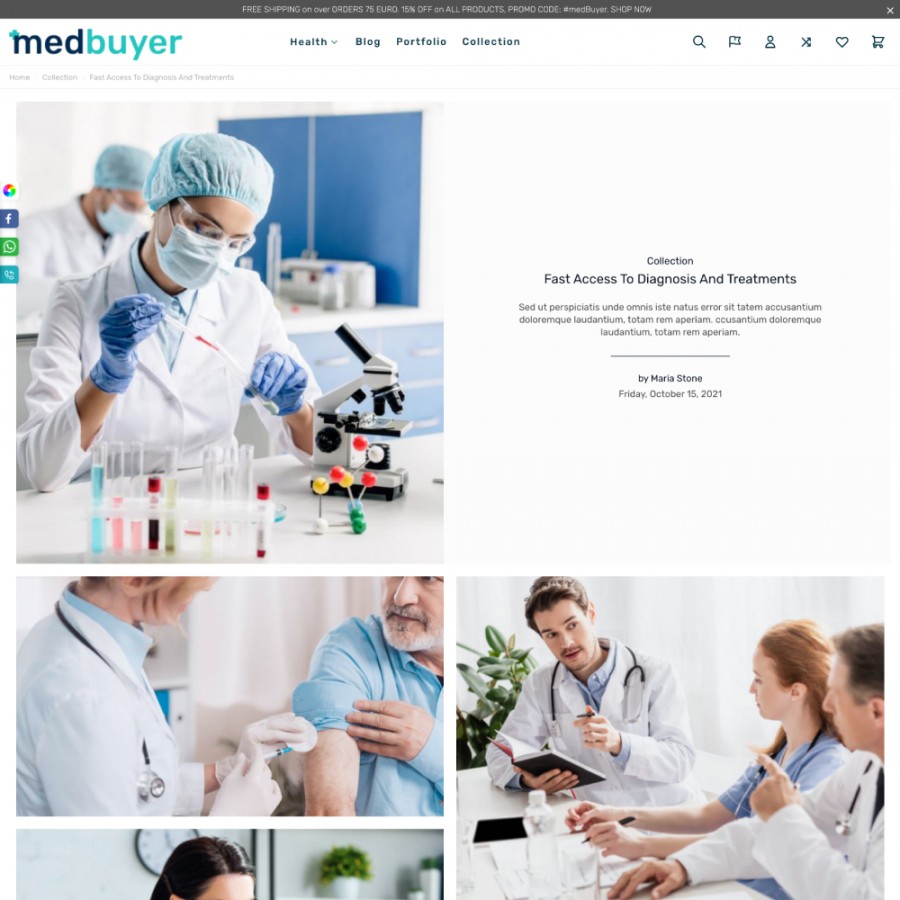 MedBuyer - Medical, Hospital, Drugs, SPA & Cosmetics Prestashop Theme