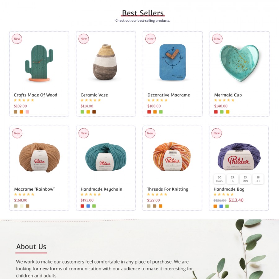 Craft Hub - Handicrafts, Paintings, Ethnic Goods, Gifts Prestashop Theme