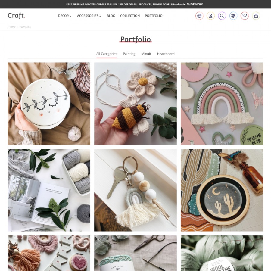 Craft Hub - Handicrafts, Paintings, Ethnic Goods, Gifts Prestashop Theme