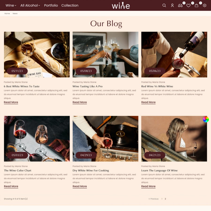 Red Wine - Drink, Alcohol, Cocktails, Tobacco Shop Prestashop Theme