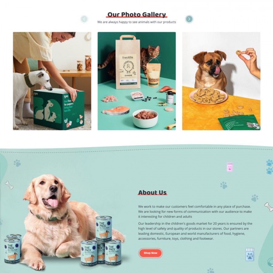 Pets Things - Animals Accessories, Pet Care, Food Prestashop Theme