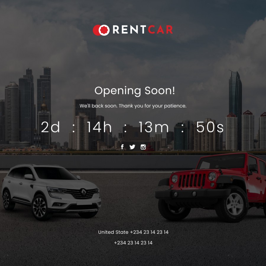 Rental Car - Auto and Motorcycles, Bikes & Tools Prestashop Theme