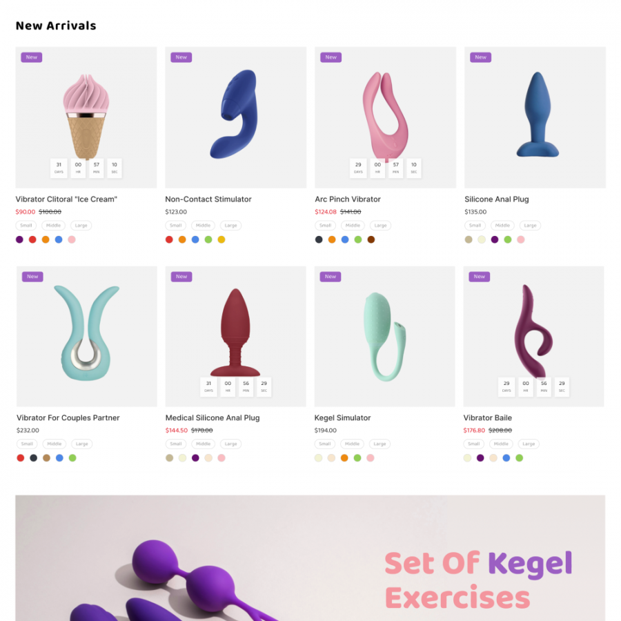 WowShop - Adult Toys, Lingerie Boutique, SexShop Prestashop Theme