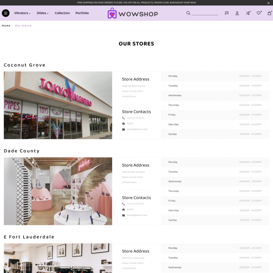 WowShop - Adult Toys, Lingerie Boutique, SexShop Prestashop Theme