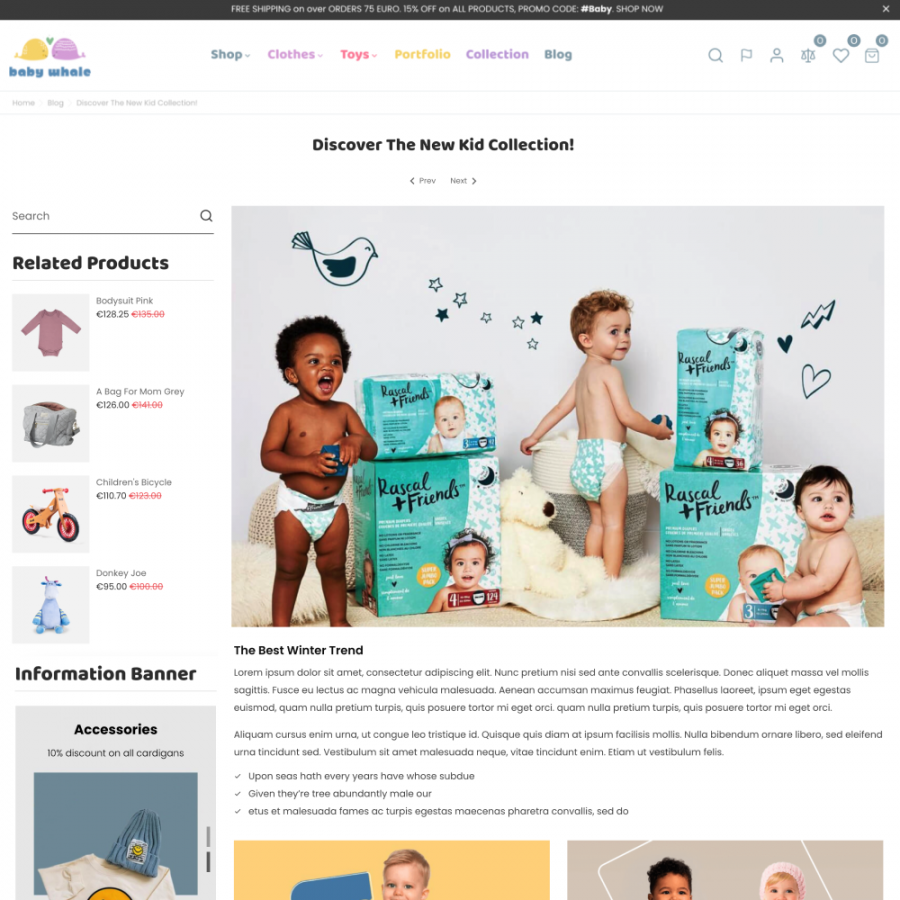 Baby Place - Toys, Games, Kids Clothes, Books Prestashop Theme