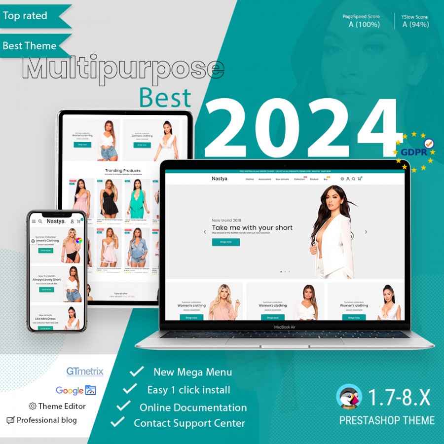 Prestashop Template Clothes and Fashions