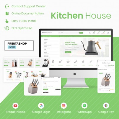 Kitchen House - Kitchen Design and Appliances  Prestashop Template