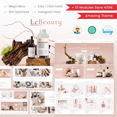 LeBeauty - Natural Cosmetics, Beauty & Medicine Template