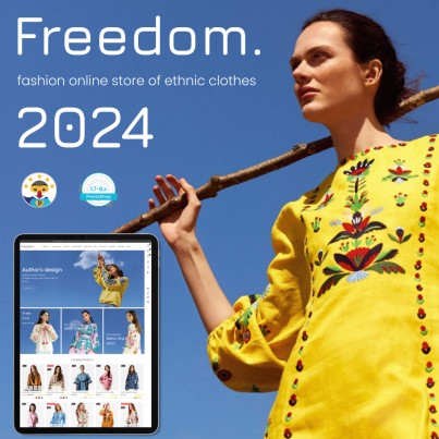 Freedom - Ethnic Modern Clothes and Accessories Template