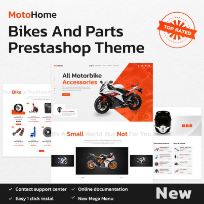 MotoHome - Motorcycle, Car and Bike, Tools and Parts Template