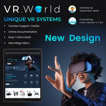 VrWorld - Electronics, Games & Virtual Reality Services Template
