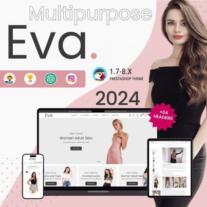 Eva Fashion Store - Clothes, Shoes, Accessories Prestashop Theme