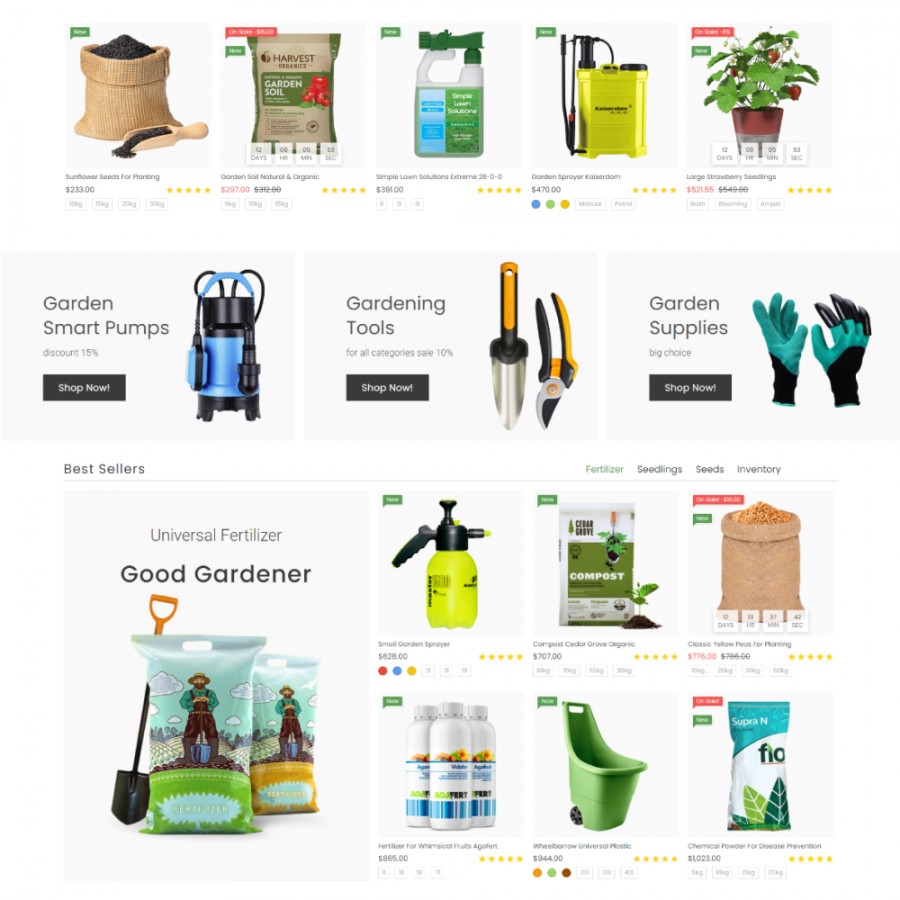 Unic Agro - Fertilizer & Agriculture, Garden Store Prestashop Theme