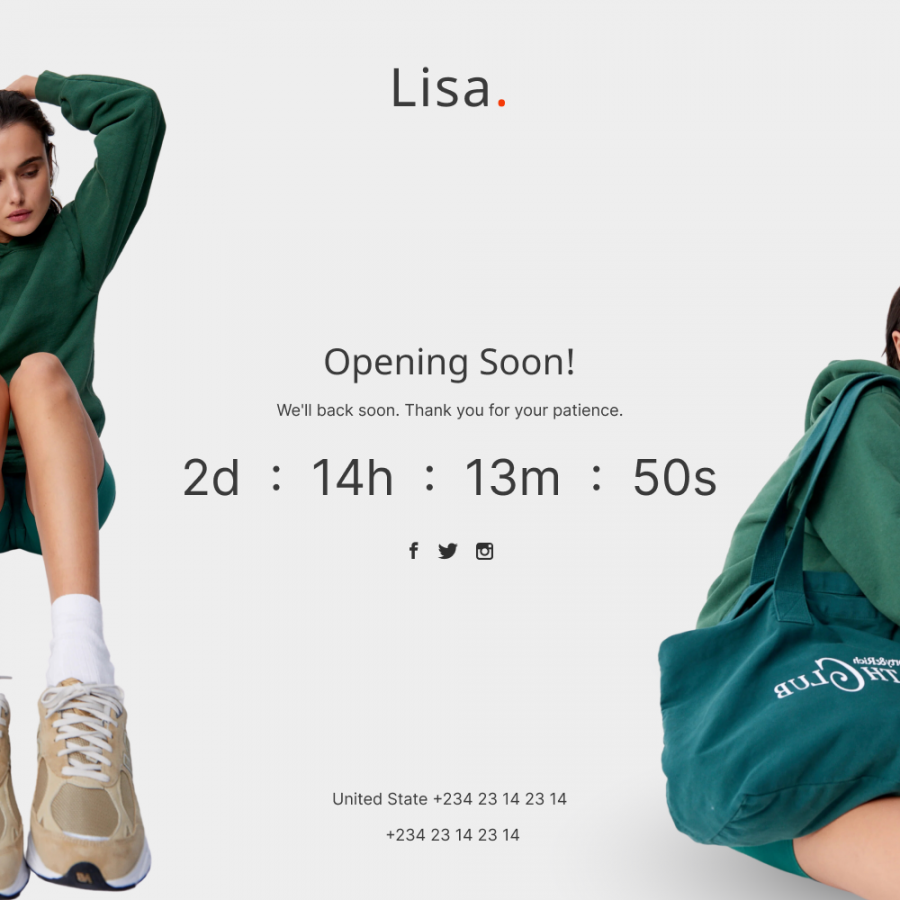 Lisa - Fashion Store, Clothes, Underwear & Jewelry Prestashop Theme