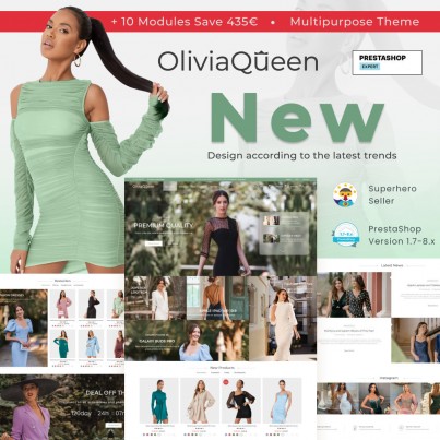 Olivia - Fashion Clothes, Jewelry & Accessories Template