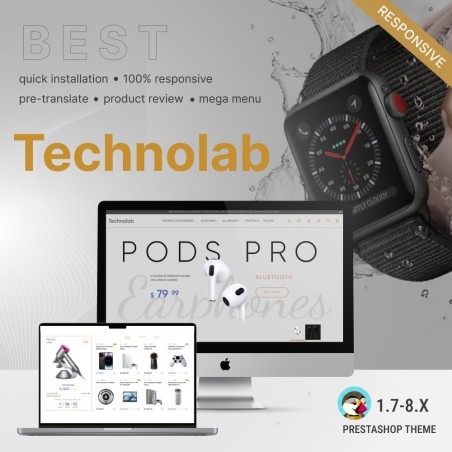 Technolab - Technologies & Electronics, Smart Home Template