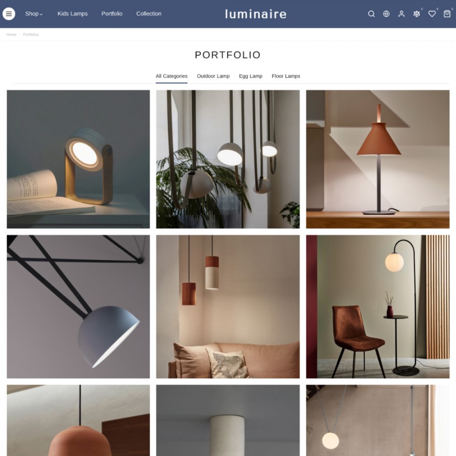 Luminaire - Lamp & Luxury Lights, Furniture, Home Prestashop Theme