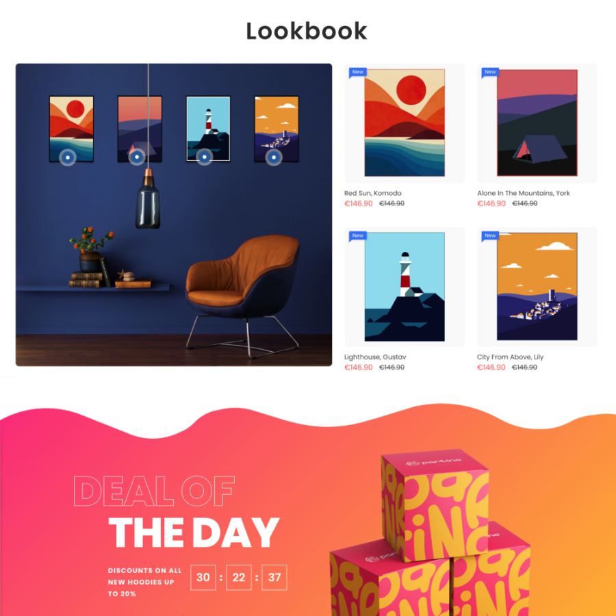 Posters Hub - Art, Books, Photos, Illustrations, Music Prestashop Theme