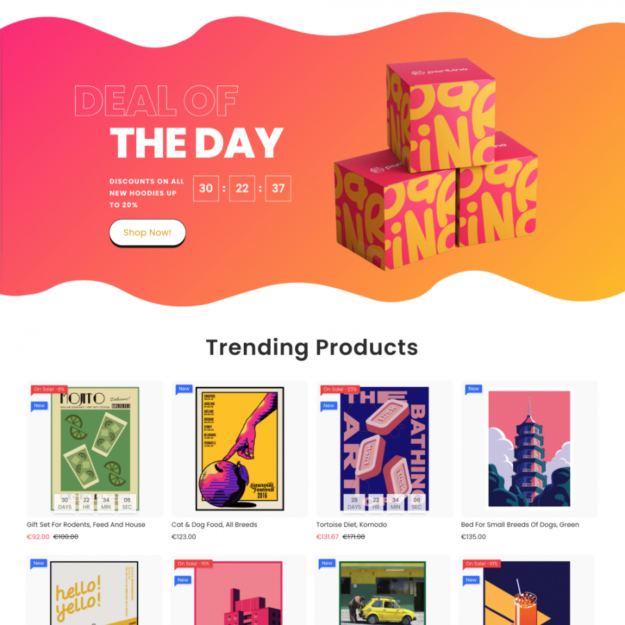 Posters Hub - Art, Books, Photos, Illustrations, Music Prestashop Theme