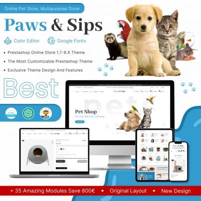 Paws Sips - Animals and...