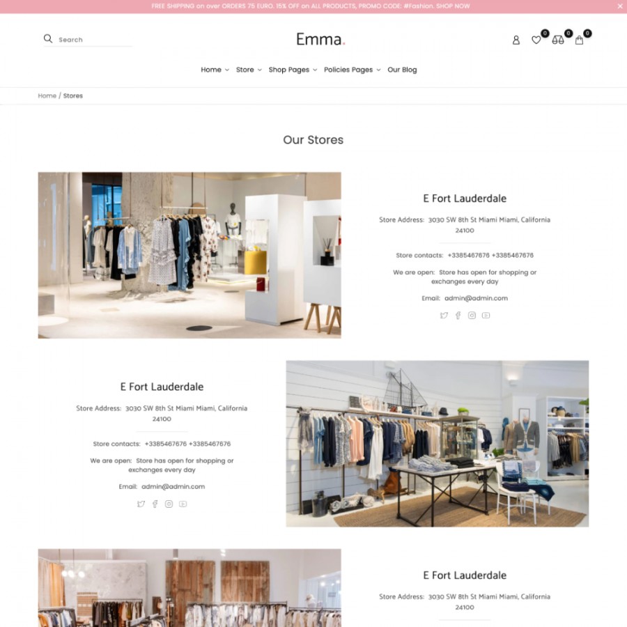Emma - Health and Beauty Responsive Modern Multipurpose Shopify Theme