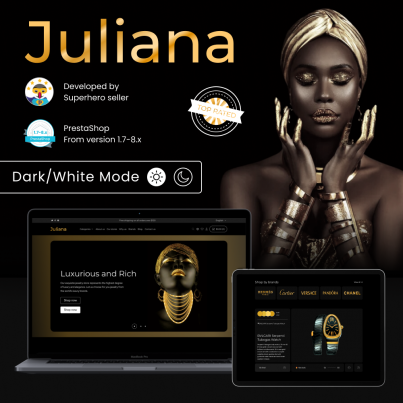 Juliana - Gold & Silver, Jewelry & Gems, Accessories Prestashop Theme