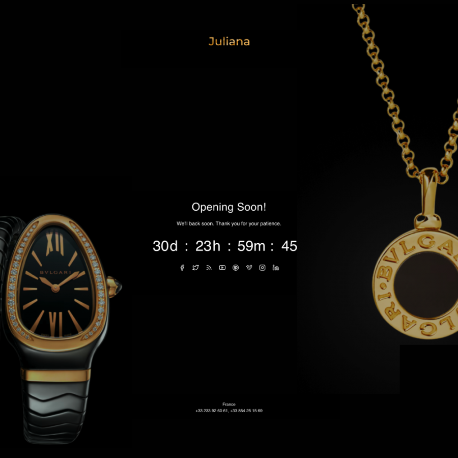 Juliana - Gold & Silver, Jewelry & Gems, Accessories Prestashop Theme