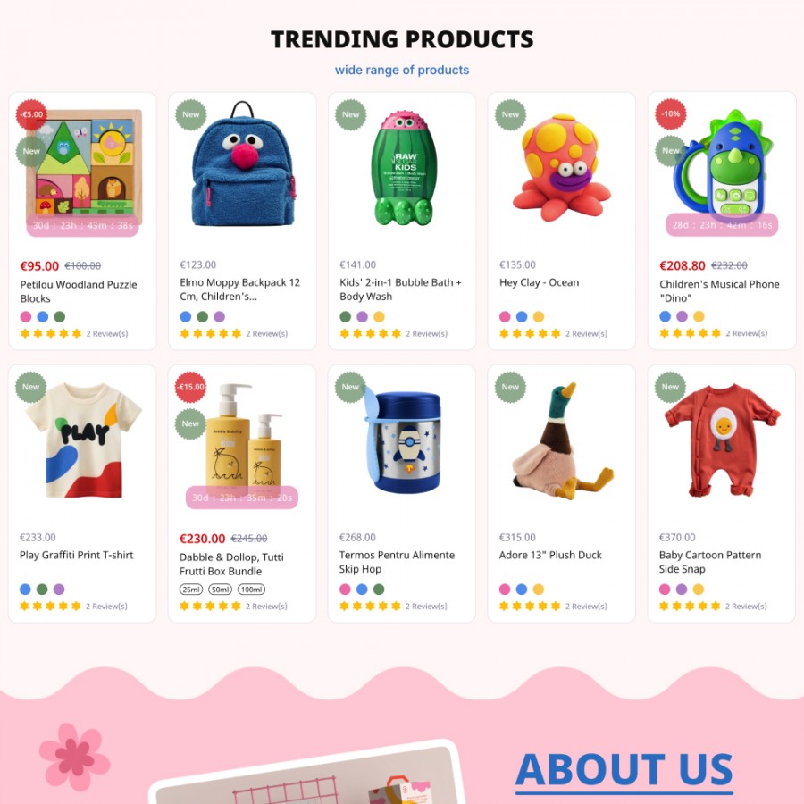 Kids Zone - Games, Joy, Baby Clothes & Toys Prestashop Theme