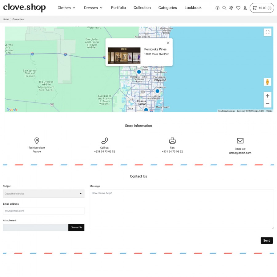 Clove Shop - Bags, Clothes & Shoes Prestashop Theme