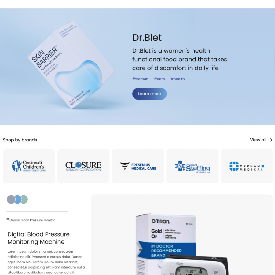 Expert Clinics - Goods for Medicine, Health and Beauty Prestashop Theme