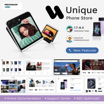 Unique - Phones, Electronics and Household Appliances Prestashop Theme