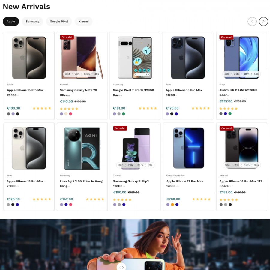 Unique - Phones, Electronics and Household Appliances Prestashop Theme